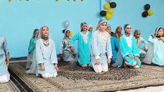 bumbro bumbro sham rang bumbro my new schoolannual day performance kashmiri song school viral [upl. by Ecnerat]