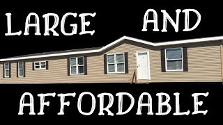 LARGE AND AFFORDABLE Mobile Home 32x80 4 bed 2 bath Cappaert Double Wide  Mobile Home Masters [upl. by Dinan]