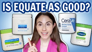 Is EQUATE AS GOOD AS CERAVE amp CETAPHIL CREAMS DERMATOLOGIST DrDrayzday REVIEWS [upl. by Alegnasor]