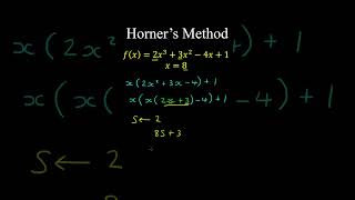 Horners Method  Discrete Mathematics [upl. by Kendrah]