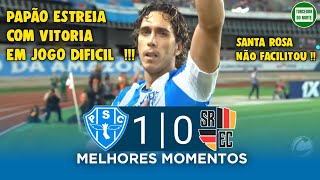 Paysandu x Santa Rosa  1ª Rodada  Parazão 2024  Melhores Momentos [upl. by Seuqcaj]