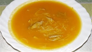 SOPA DE POLLO CON FIDEOS MUY FÁCIL Y DELICIOSA [upl. by Azerila169]