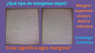 CLASE 14 DE GRAFOLOGÍA CIENTÍFICA  DISPOSICIÓN MARGENES 3 [upl. by Callahan396]