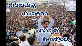 YS Jagan  Raguluthunna yuvatharam  video song  Prajasankalpa yatra  Rayalaseema Television [upl. by Funch]