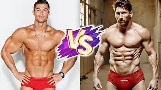 Lionel Messi VS Cristiano Ronaldo Natural Transformation 🌟 2024  From 0 To Now [upl. by Paulsen]