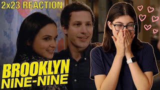 THE FAKE DATING TROPE Brooklyn NineNine 2x23 Reaction “Johnny and Dora” SEASON 2 FINALE [upl. by Derinna718]