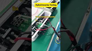 Donnergy 6200W Hybrid Inverter Test Process [upl. by Notaek]