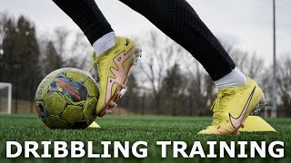 How To Dribble The Soccer Ball For Beginners  Dribbling Tips [upl. by Nosyerg]