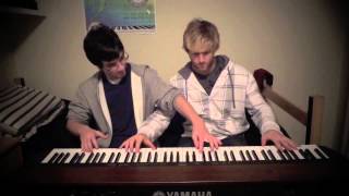 Sleigh Ride Duet Fantasy  Frank amp Zach Piano Duets [upl. by Hamlani]