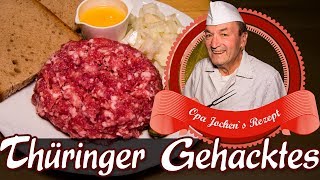 Thüringer Gehacktes selber machen  Thüringer Mett  Faschiertes  Opa Jochen´s Rezept [upl. by Crespo]