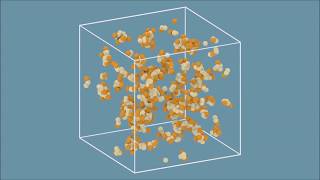 Dissipative Particle Dynamics  code test run [upl. by Kabob]