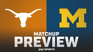 Texas Longhorns at Michigan Wolverines  College Football Week 2  Game Preview 🏈 [upl. by Iliam]