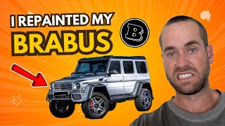 REVEALING MY RESPRAYED BRABUS 4x4 SQUARED [upl. by Ignace82]