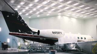 Gulfstream G450 Livery Timelapse  Flexjet [upl. by Gregory]