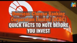 OCBC Bank  Quick Facts To Know Before You Invest [upl. by Naihs]