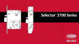 Lockwood Selector® 3700 Series Mortice Locks  Product Guide [upl. by Drofliw]