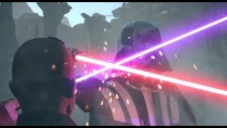 Darth Vader vs Mace Windu Animation [upl. by Cardon760]