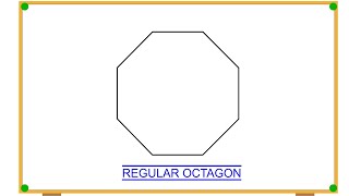 How to construct a regular octagon [upl. by Anomar]