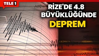 Rizede şaşırtan deprem Merkez üssü Çamlıhemşin [upl. by Maje]