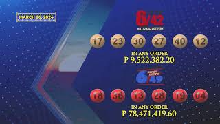 LIVE PCSO 900 PM Lotto Draw  March 26 2024 [upl. by Iharas]