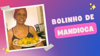 Bolinho de Mandioca  rápido e delicioso [upl. by Kylen]