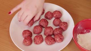 Boulettes de Boeuf à la Mozzarella fondante [upl. by Tnilc]