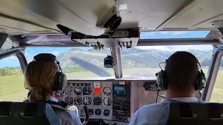 Air Kaikoura Airvan Landing at Kaikoura [upl. by Eecats]