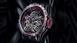 ROGER DUBUIS  SIHH 2015  Excalibur Spider amp Excalibur Automatic Skeleton [upl. by Esinev]