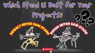 Dewalt Vs Ridgid Miter Saw Stand Which Stand is Best for Your Projects [upl. by Ydissac291]