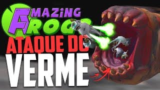 O ATAQUE DO VERME GIGANTE  Amazing Frog ‹ Bitgamer › [upl. by Anna-Maria985]