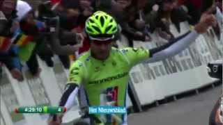 Peter Sagan Pulls Wheely In Gent  Wevelgem [upl. by Asillem]