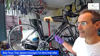 Bike Tour Trek Speed Concept 70 time trial bike [upl. by Moreville2]