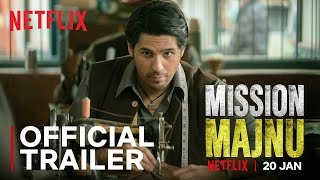 Mission Majnu  Sidharth Malhotra Rashmika Mandanna  Official Trailer  Netflix India [upl. by Mariquilla]