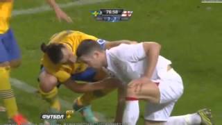 Zlatan Ibrahimovic Sweden vs England 4  2 All Goals  141112  30 yard bicycle kick [upl. by Pearse508]