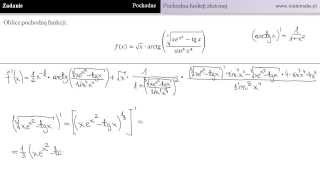 Pochodna funkcji wielokrotnie złożonej  przykład [upl. by Steffen671]