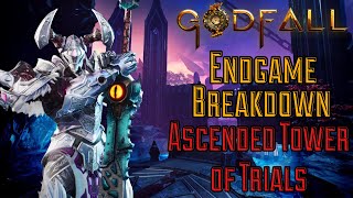 GodFall Ascended Tower Of Trials Full Breakdown Rarest Loot in Game amp More Challenger Edition [upl. by Suirad]