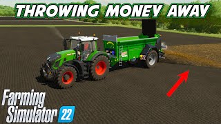 Stop Wasting Money With Manure  Farming Simulator 22 [upl. by Anerec]