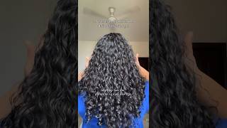 EASY CURLY HAIR ROUTINE  My curly hair journey shorts [upl. by Cornelia]