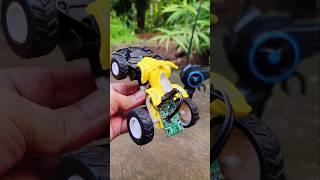 RC Car Powered by DC Motor  How To Make Remote car with DC motor  Making Mini RC car with DC motor [upl. by Thetos87]