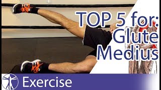 Top 5 Gluteus Medius Exercises [upl. by Richella]