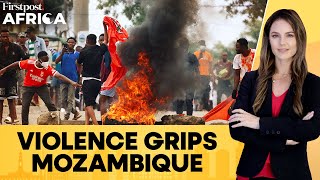 Mozambique Police Fire Tear Gas at Protestors Rallying against Disputed Elections Firstpost Africa [upl. by Buchbinder567]