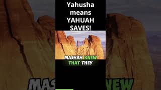 Yahusha means YAHUAH Saves [upl. by Yrelav]