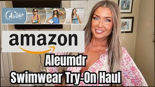 Aleumdr TRY ON HAUL  AMAZON SWIMSUITS  AFFORDABLE SWIMSUIT HAUL  HOTMESS MOMMA VLOGS [upl. by Hibbitts]