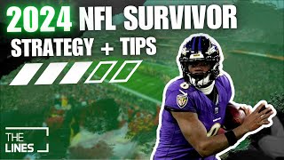 2024 NFL Survivor Pool Strategy  NFL Survivor Week 1  Beat the Closing Number [upl. by Zandt152]