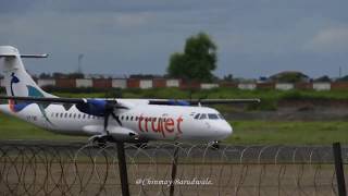 Jalgaon Airport TruJet Jalgaon to Ahmedabad [upl. by Eimmac]