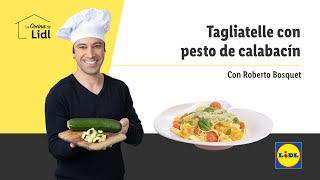 Tagliatelle con Pesto 🍝🥒  Recetas de Pasta  Lidl España [upl. by Trah]