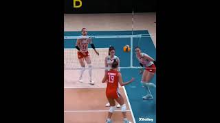 Exciting Moment  Is The Ball In Or Out volleyball [upl. by Hussein276]