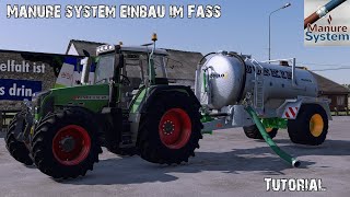 Tutorial Manure System in ein Güllefass einbauen  Saugarm [upl. by Nuhsar240]