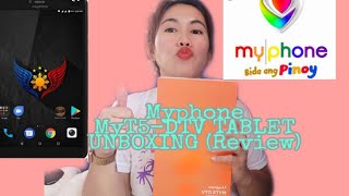 MYPHONE MYT5DTV TABLET UNBOXING REVIEW [upl. by Janeta183]