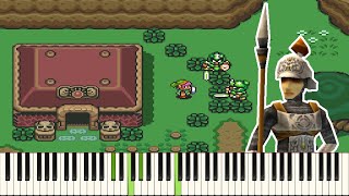 Hyrule Field Main Theme  The Legend of Zelda A Link to the Past OST  Piano  Midified [upl. by Yeslah824]